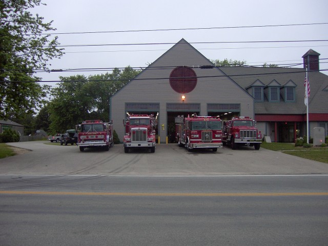 The fleet (well, most of it anyway), parked outside Station 1 in 2003.